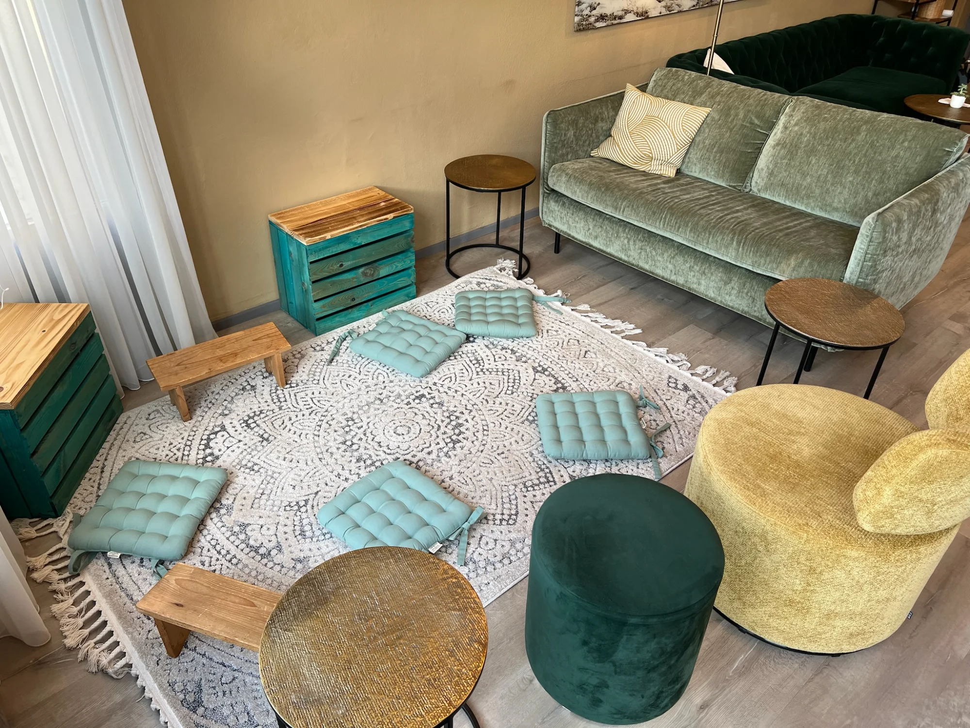 Blick in die Lounge
